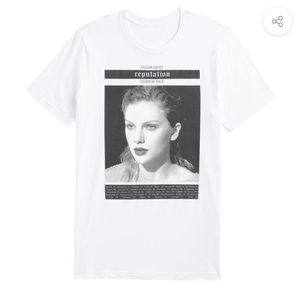 NWOT TAYLOR SWIFT || REPUTATION TOUR || B&W TSHIRT